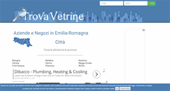 Desktop Screenshot of emiliaromagna.trovavetrine.it