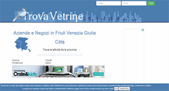 Desktop Screenshot of friuliveneziagiulia.trovavetrine.it