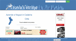 Desktop Screenshot of calabria.trovavetrine.it