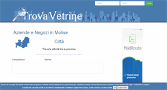 Desktop Screenshot of molise.trovavetrine.it